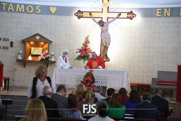 Misa y procesión en El Ejido de Telde/Francisco Javier Santana.